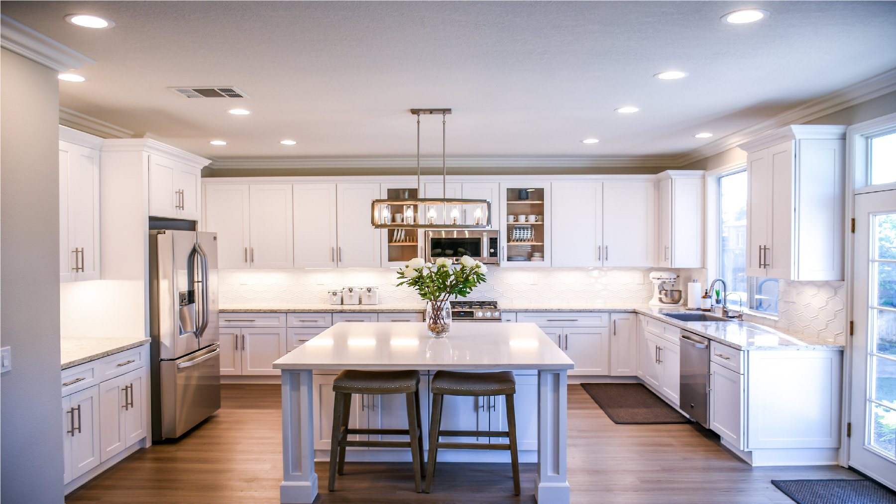 Sample kitchen after view